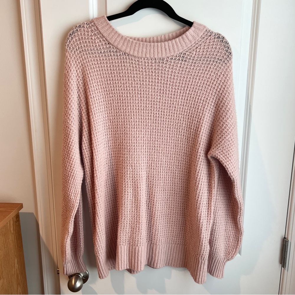 Women's American Eagle Light Pink Sweater Medium M